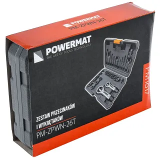 Екстрактори за счупени винтове, гайки и шпилки POWERMAT PM-ZPWN-26T/ 26 бр. Екстрактори за счупени винтове, гайки и шпилки POWERMAT PM-ZPWN-26T/ 26 бр.