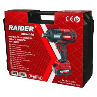 Акумулаторен гайковерт Raider RDI-IBW06/ 20V/ 4Ah