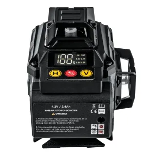 Лазерен нивелир със зелен лъч Powermat PM-PLK-4DM2/ 40 м