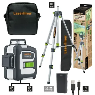 Линеен лазерен нивелир Laserliner CompactPlane-Laser 3G Set 150/ 30 м