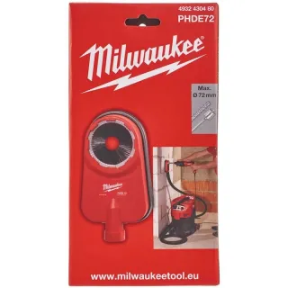 Прахоуловител за пробиване Milwaukee PHDE 72 4932430480/ ø 6 – 72 мм