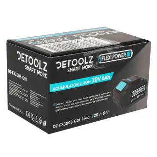 Акумулаторна батерия Detoolz DZ-FX3003-G01/ 6Ah