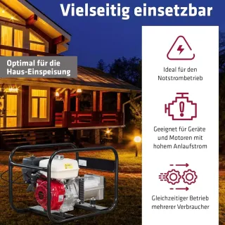 Бензинов генератор ELMAG SEB 4100W-AVR/ 230V/ 4 kVA/ 5.3л