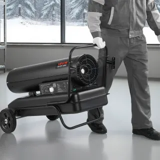 Дизелов калорифер VEVOR DG-K175/ 50kW/ до 1020 м²/ с термостат и дисплей