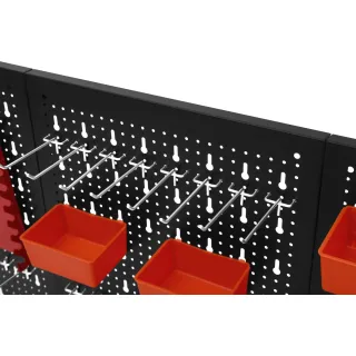 Метален перфориран панел за инструменти KraftDele KD11898/ 120 х 60 см Метален перфориран панел за инструменти KraftDele KD11898/ 120 х 60 см