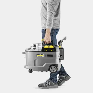 Акумулаторен спрей-екстрактор с дюза за тапицерия Karcher Puzzi 9/1 Bp Adv/ 36V