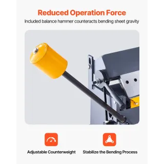 Машина за огъване на ламарина VEVOR W1.5x1220Z/ 1220 мм Машина за огъване на ламарина VEVOR W1.5x1220Z/ 1220 мм