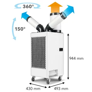 Мобилен климатик TROTEC Spotcool PT 3500 SP/ 1.7kW/ 3.5kW