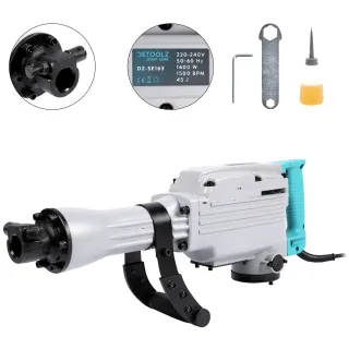 Електрически къртач Detoolz DZ-SE163/ 1600W/ 45 J