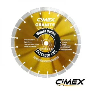 Диамантен диск за гранит CIMEX GRA300/ 300мм