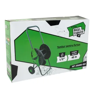 Количка за градински маркуч Micul Fermier MF-IR3050-G01/ до 45 м