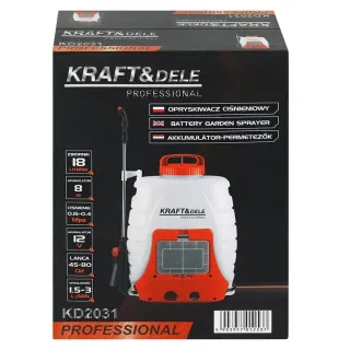 Акумулаторна пръскачка KraftDele KD2031/ 12V/ 8Ah
