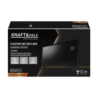 Електрически конвектор KraftDele KD6523/ с Wi-Fi/ дистанционно/ термостат/ 2.5kW