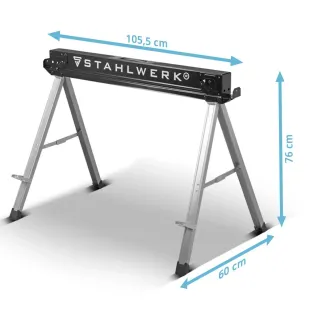 Комплект подпори STAHLWERK SB-757 ST/ 2 бр./ 1 т Комплект подпори STAHLWERK SB-757 ST/ 2 бр./ 1 т