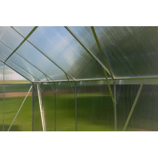 Оранжерия поликарбонатна със стоманена основа PROTECO 6221SK430PRE/ 4.32 x 2.54 м