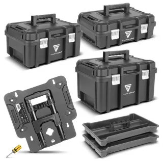 Комплект кутии за инструменти с платформа STAHLWERK 6967/ 3 бр.