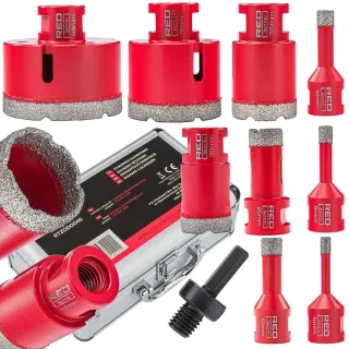 Комплект диамантени бокорони RED TECHNIC RTZOD0046/ 9 части