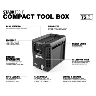 Куфар за инструменти TOUGHBUILT StackTech Compact Tool Box