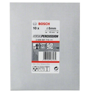 Свредлo за бетон CYL-3 на Bosch 5.0 mm комплект 10 броя Свредлo за бетон CYL-3 на Bosch 5.0 mm комплект 10 броя