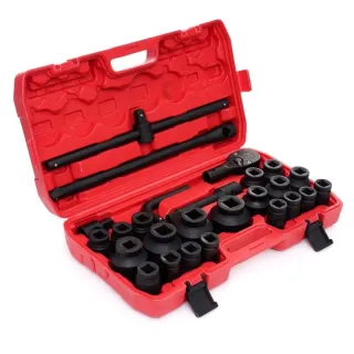 Комплект ударни вложки с тресчотка KraftDele KD11758/ 26 броя Комплект ударни вложки с тресчотка KraftDele KD11758/ 26 броя