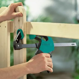 Дърводелска стяга с пластмасови челюсти WOLFCRAFT EHZ Easy 75 х 150 мм