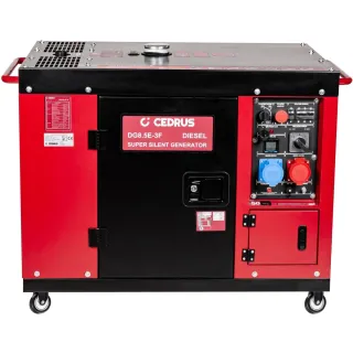 Дизелов генератор CEDRUS CEDDG8.5E-3F/ AVR/ 400V/8,5 kW/ 26л