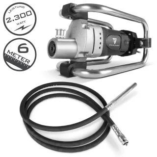 Вибратор за бетон + игла STAHLWERK BR-2300 ST/ 2300W/ 6 м