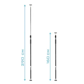 Телескопична подпора за гипсокартон STAHLWERK 6897/ 160-290 см