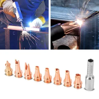 Комплект аксесоара за лазерни заваръчни горелки STAHLWERK Laser Nozzles/ 9 бр. Комплект аксесоара за лазерни заваръчни горелки STAHLWERK Laser Nozzles/ 9 бр.