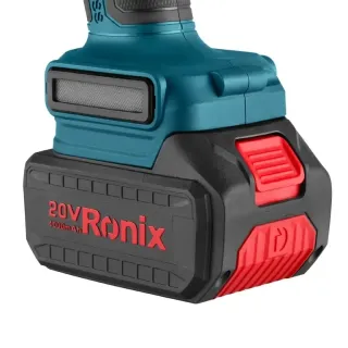 Акумулаторен ъглошлайф Ronix 8657/ 20V/ 2x4Ah