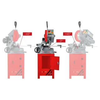 Циркуляр за метал + карбиден диск Holzmann MKS300_400V/ 2.2kW/ Ø300x25.4 мм