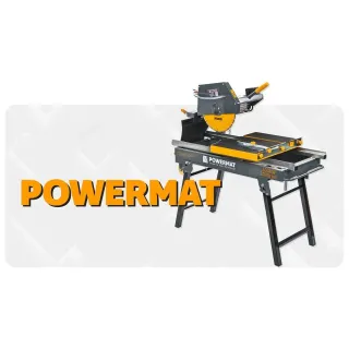 Настолен циркуляр за тухли/камък/бетон Powermat PM-PDB-3000M/ 3 kW/ 350 мм