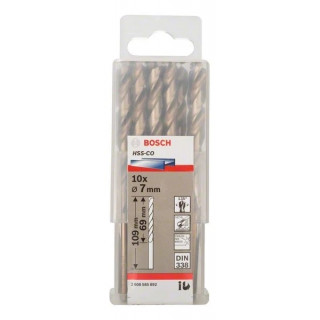 Свредло HSS-Co Standard line за метал на Bosch 7.0 mm - 10 броя