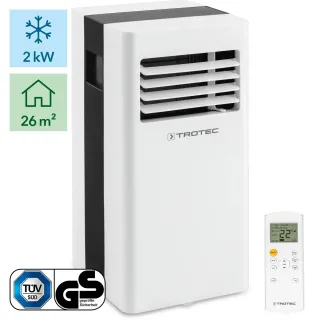 Мобилен климатик, вентилатор и обезвлажняване Trotec PAC 2100 X/ с дистанционно/ 1kW/ 2kW Мобилен климатик, вентилатор и обезвлажняване Trotec PAC 2100 X/ с дистанционно/ 1kW/ 2kW