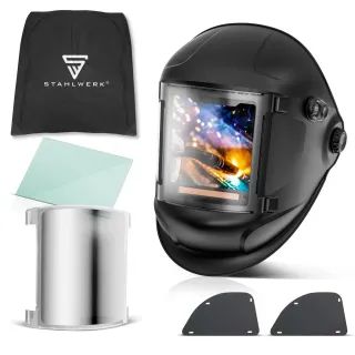 Автоматична заваръчна маска TITAN 3в1 STAHLWERK 6351/ DIN 14 Автоматична заваръчна маска TITAN 3в1 STAHLWERK 6351/ DIN 14