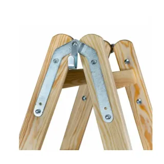 Дървена сгъваема стълба AWTools AW23036/ 2x5 Дървена сгъваема стълба AWTools AW23036/ 2x5