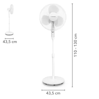 Вентилатор със стойка и дистанционно Trotec TVE 25 S/ 40W