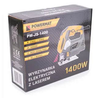 Прободен трион POWERMAT PM-JS-1400 / 1400 W, лазерен водач