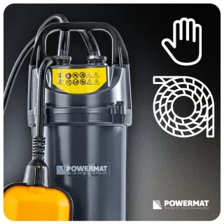 Потопяема помпа с поплавък за чиста и мръсна вода Powermat PM-PDWB-550TP/ 550W Потопяема помпа с поплавък за чиста и мръсна вода Powermat PM-PDWB-550TP/ 550W