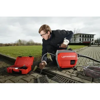 Акумулаторна машина за почистване на тръби ROTHENBERGER R600 VARIOCLEAN/ 18V