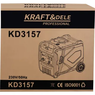 Инверторен генератор KraftDele KD3157/ 4.5kW/ 230V/ 3.7 л Инверторен генератор KraftDele KD3157/ 4.5kW/ 230V/ 3.7 л