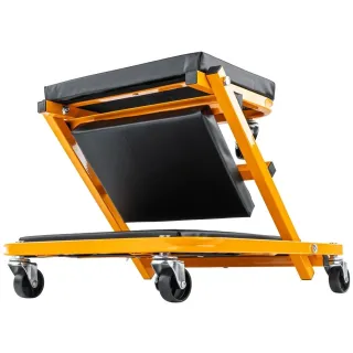Автомонтьорска лежанка и стол 2 в 1 Powermat PM-LWS-150T/ 150 кг