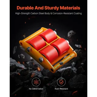 Комплект за пренасяне на тежки товари VEVOR GYZU-6T*4/ 4 бр./ 8 т