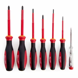Комплект отвертки електротехнически и фазомер Milwaukee 4932478739 1000V VDE SB/PZ/PH/ 7 бр.