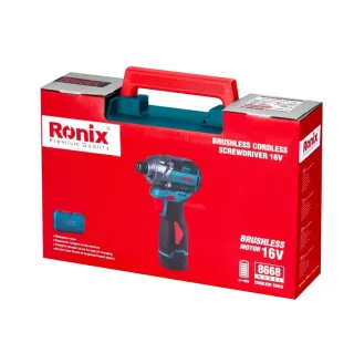 Акумулаторна отвертка Ronix 8668/ 16V/ 2x2Ah