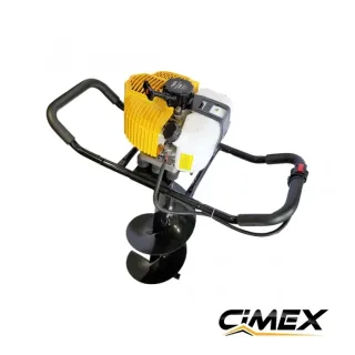Бензинов свредел CIMEX EA300 + 3 свредла + удължител / 4,7 к.с / 150 / 250 / 300 мм