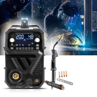 Апарат за дъгово заваряване STAHLWERK MIG/MAG 200 Puls Pro Digital/ 200A Апарат за дъгово заваряване STAHLWERK MIG/MAG 200 Puls Pro Digital/ 200A