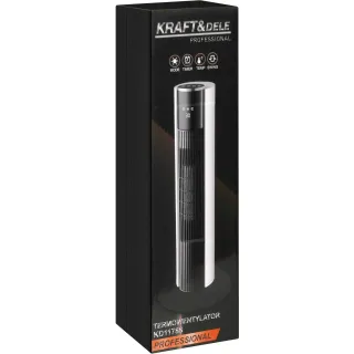 Вентилаторна печка с дистанционно KraftDele KD11788/ 2kW/ с термостат/ LED дисплей