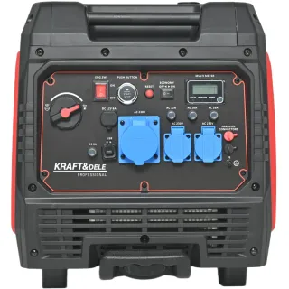 Инверторен генератор KraftDele KD3164/ 6,7kW/ 12/230V + USB/ 15 л Инверторен генератор KraftDele KD3164/ 6,7kW/ 12/230V + USB/ 15 л