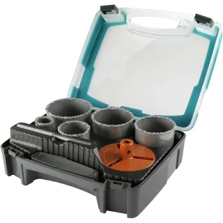 Комплект боркорони за керамика Wolfcraft 3464000/ 5 части